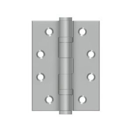 DELTANA 4 Height x 3 Width Stainless Steel Mortise Door Hinge 2BB Brushed Stainless Pair PR SS4030BU32D